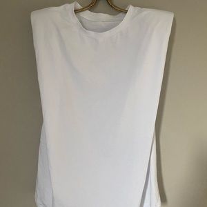 Shoulder Pad Tank Top